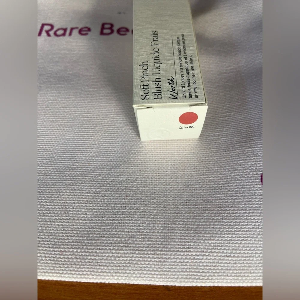 NEW Rare Beauty Soft Pinch Liquid Blush in Worth - True Rose (Dewy)